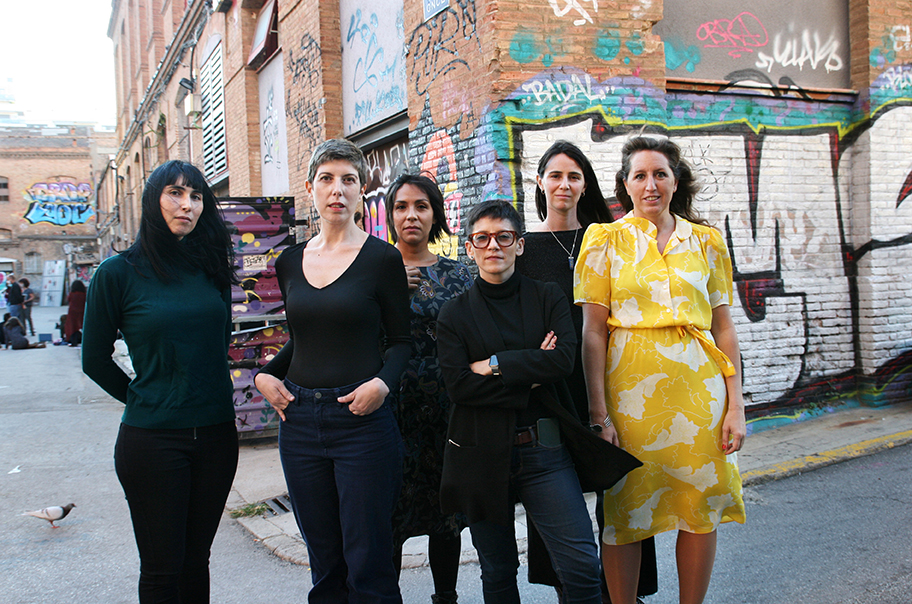 Lola Nieto, Maite Martí Vallejo, Ale Oseguera, Alicia García Núñez, Begoña Ugalde y Carmen Berasategui. Foto: @Marta Calvo.