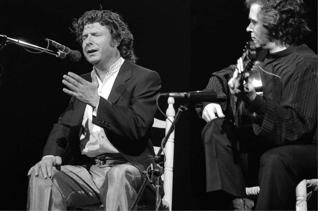 Enrique Morente y Manolo Sanlúcar, Cumbre Flamenca '85. Foto ©Paco Manzano.