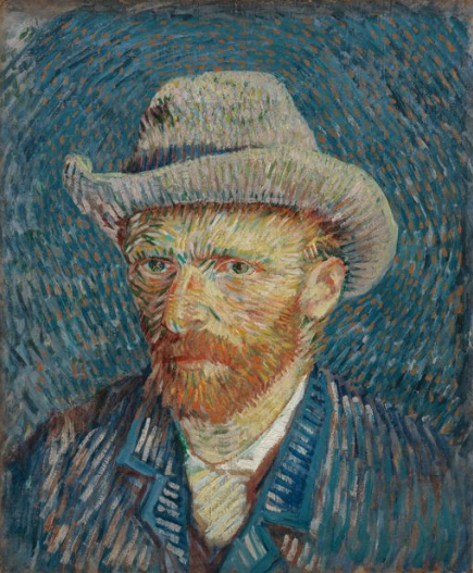 Vincent van Gogh, Autorretrato, 1887, París.