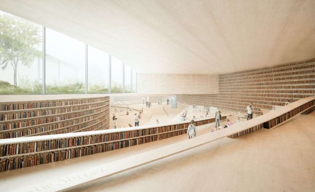 Biblioteca Ibsen. Foto Kengo Kuma & Associates03