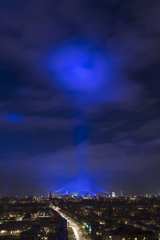 El espectáculo se pudo ver desde 60 km de distancia. Foto Christoper Lund