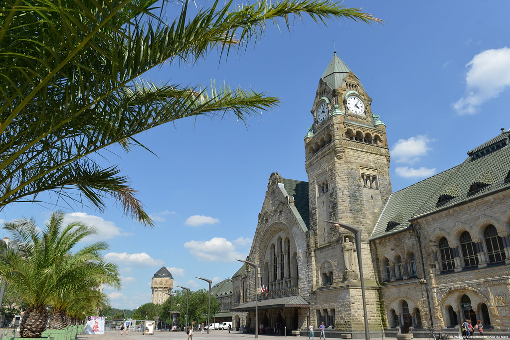Estación de trenes de Metz. Foto Gisselbrecht -Turismo de Metz