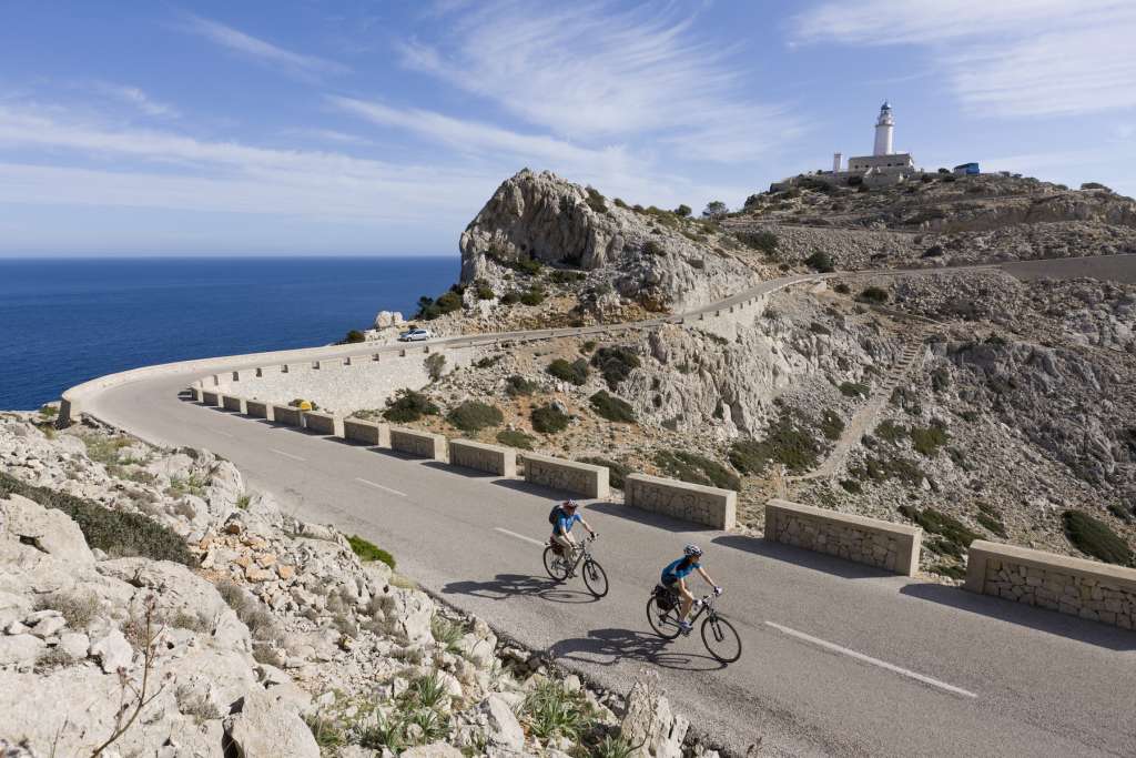 Cap de Formentor en bici. Foto Getty Images.