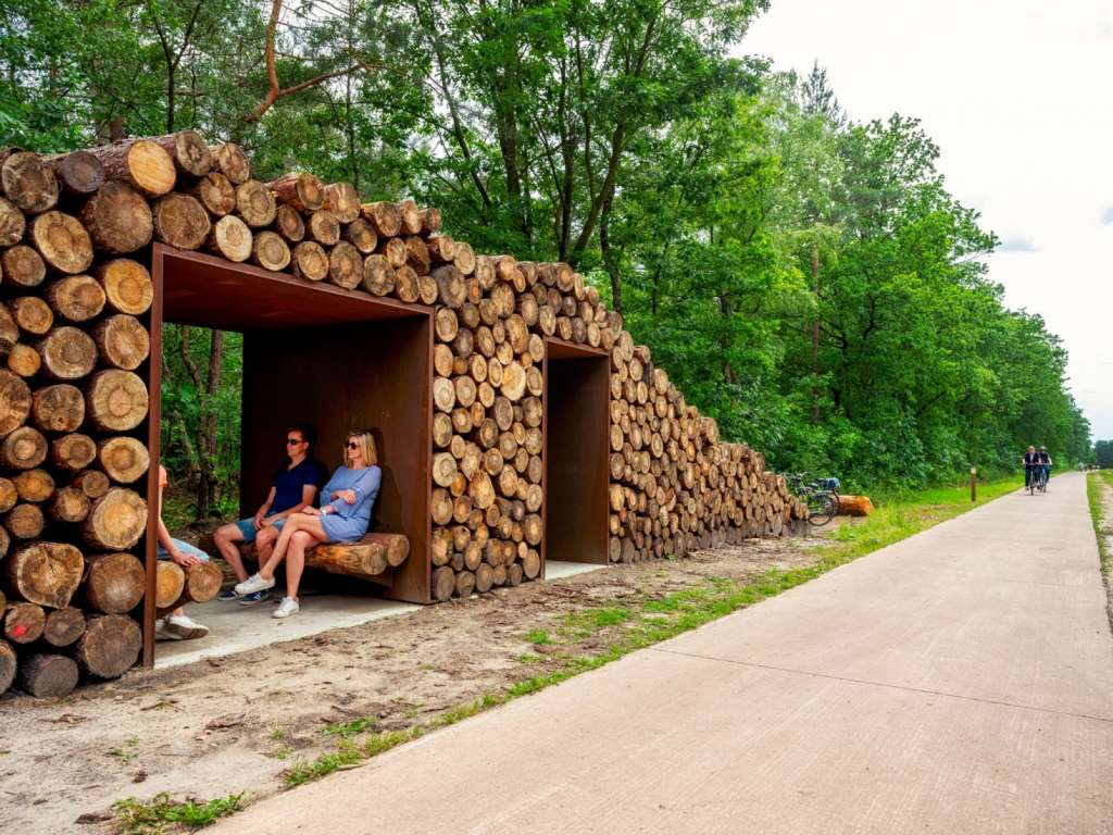 Los árboles talados se emplearon para construir un centro de visitantes. Foto ©VisitLimburg