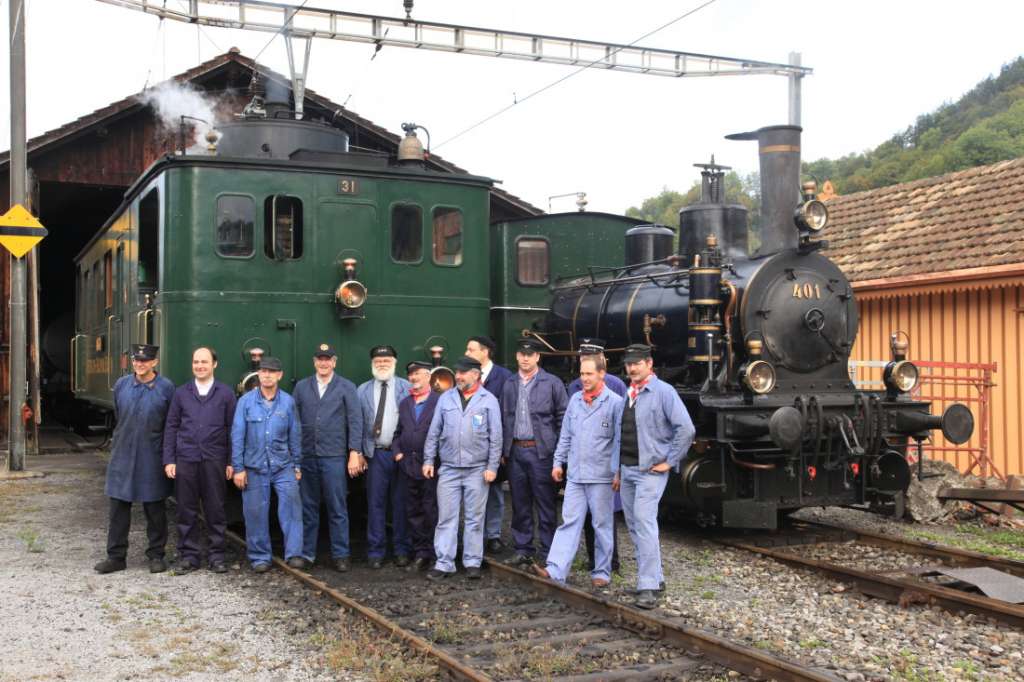 Voluntarios del ferrocarril de Zurich Oberland