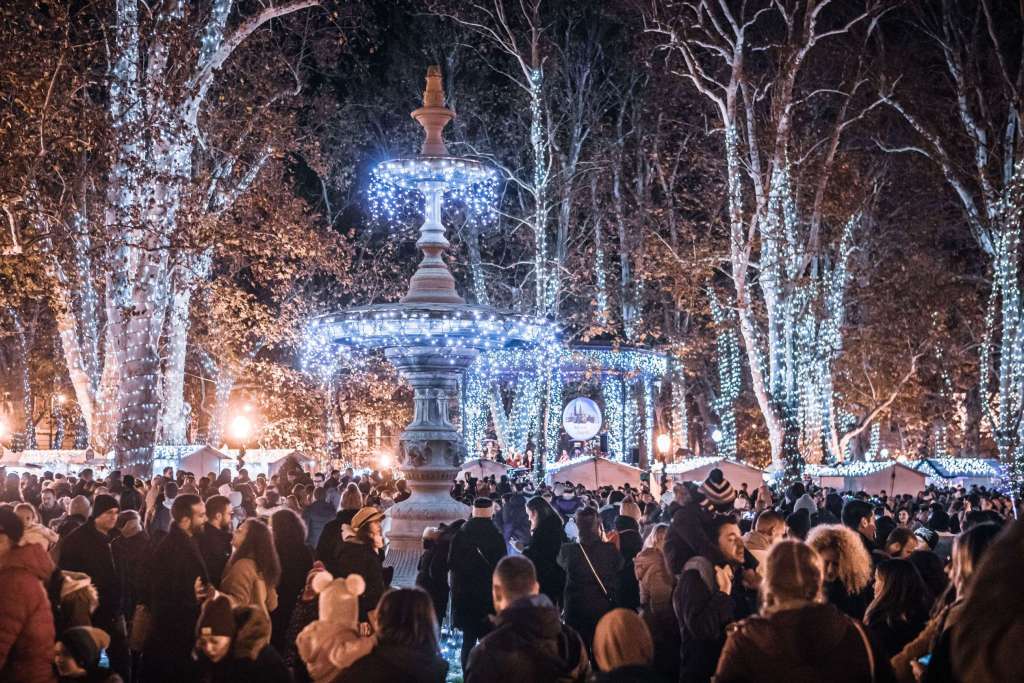 Decoración del parque Zrinjevac. Foto J.Duval