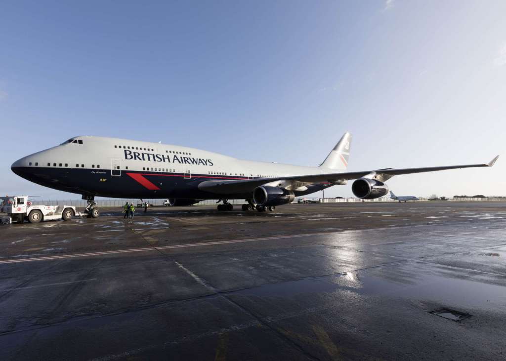 La librea Landor fue rescatada para el homenaje al centenario de la aerolínea. Foto: British Airways