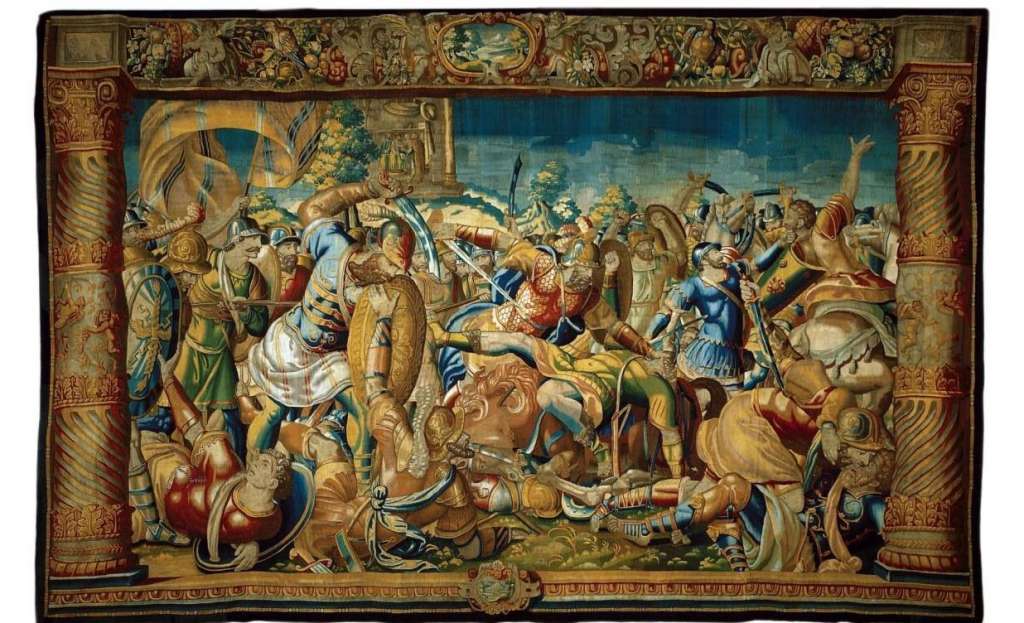 'La venganza de los judíos', tapiz de Rubens.