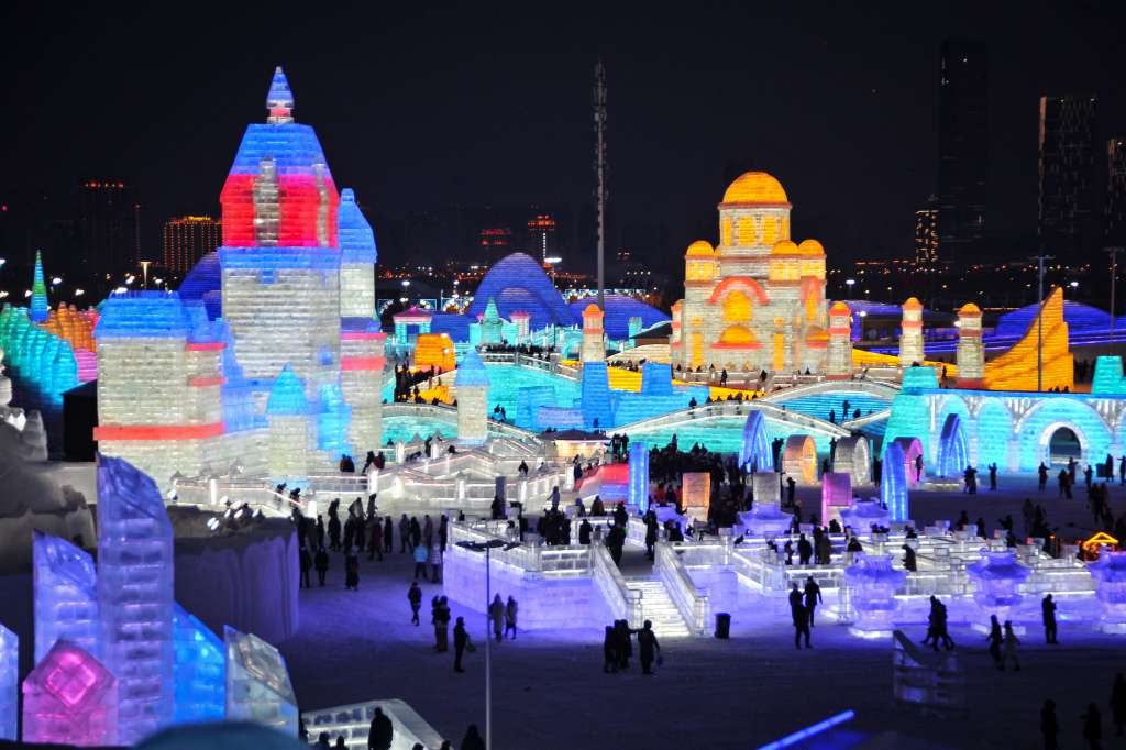 Hay edificios que superan los 40 metros de altura. Foto STR AFP via Getty Images