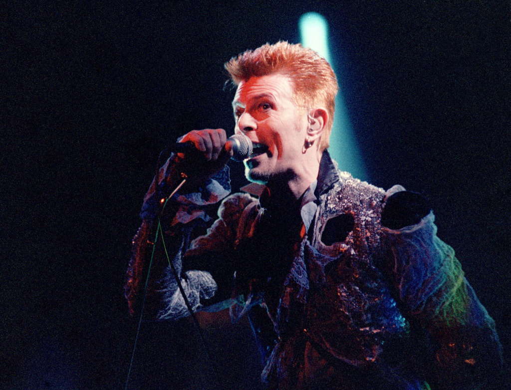Bowie en La Guingueta D´Aneu, en Lérida, en 1996. Foto EFE