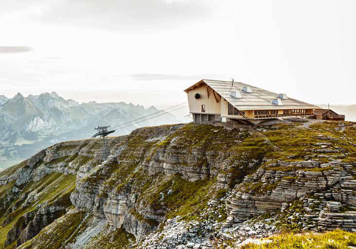 La cima del Chäserrugg. Foto Turismo de Suiza