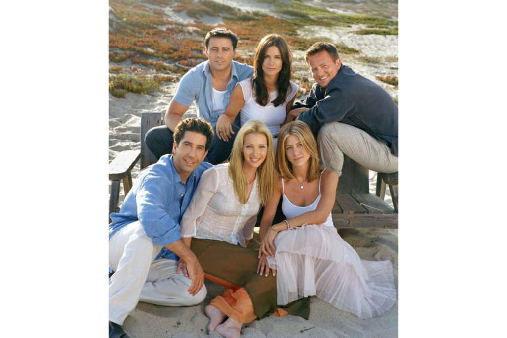 Los actores de Friends en la última temporada. Foto NBC-EFE