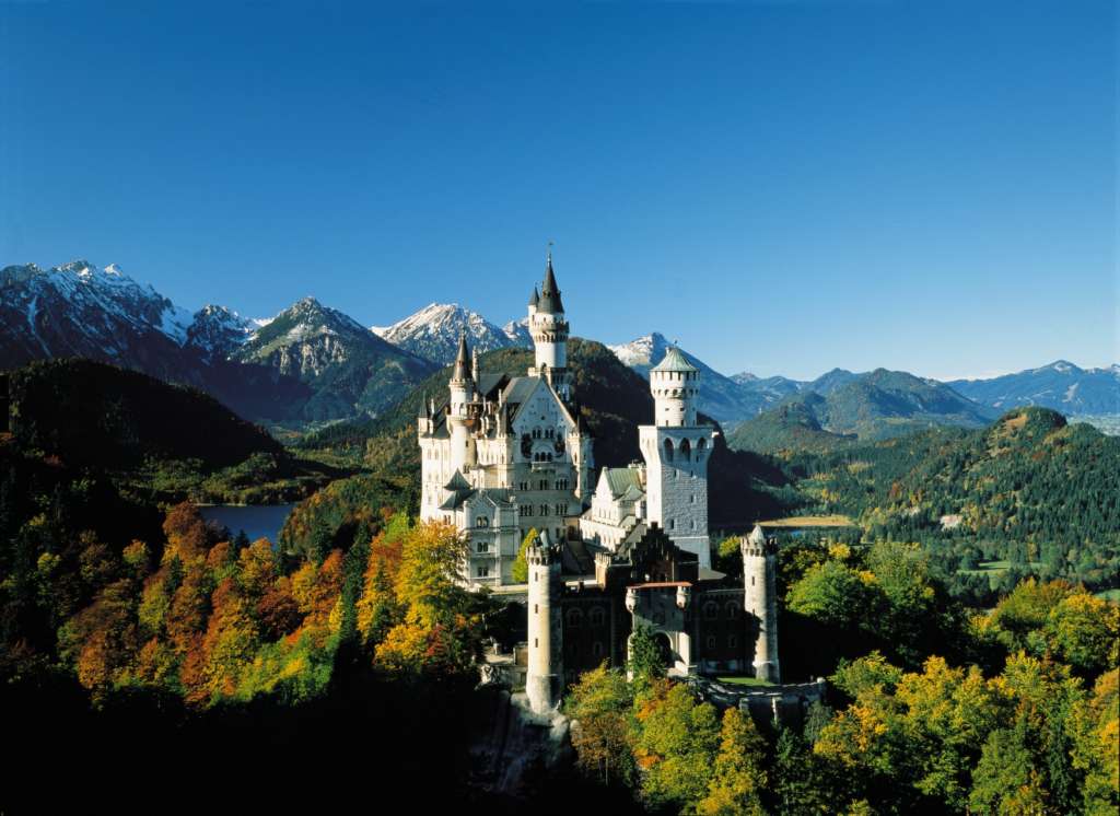 Castillo de Neuschwanstein. Foto Turismo de Bavaria