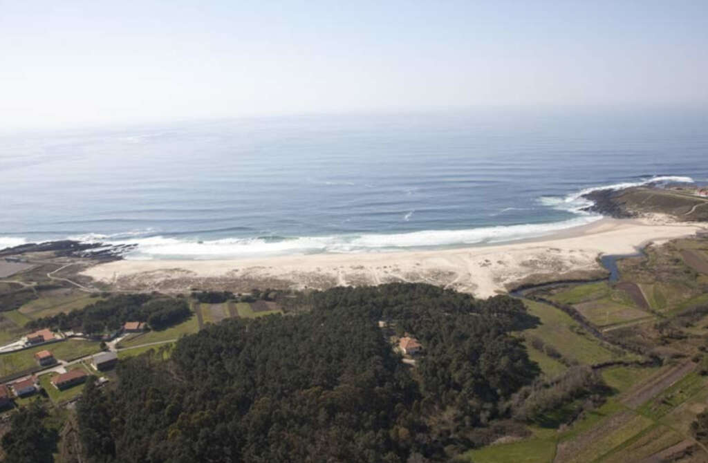 La praia Boca do Río en La Coruña