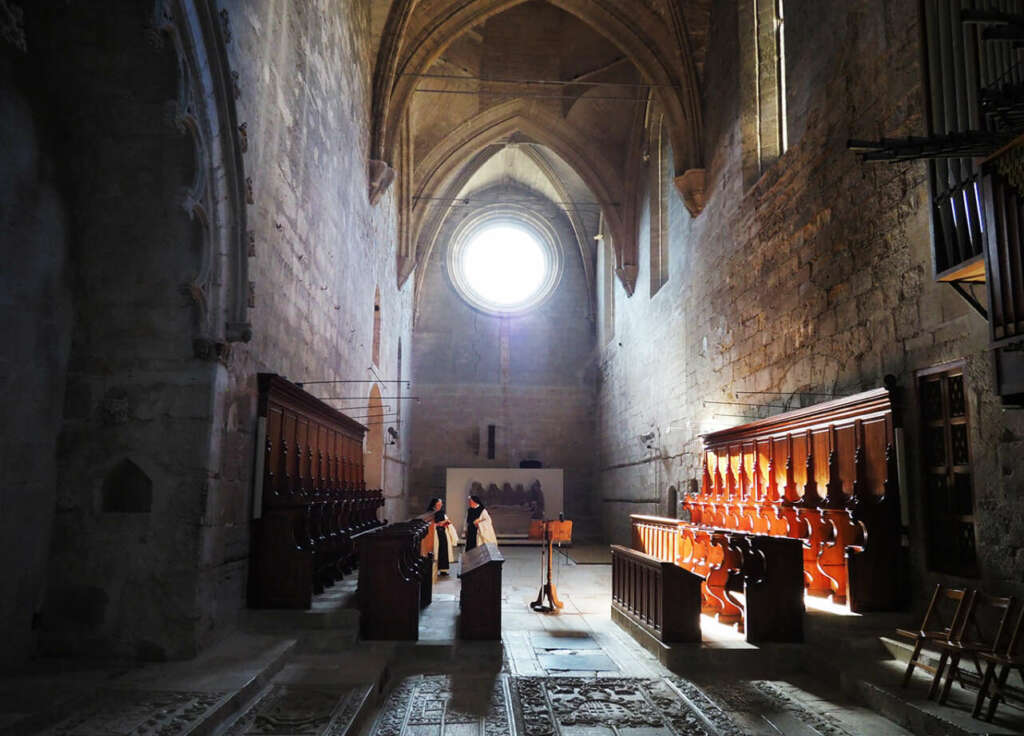 Interior del monasterio de Vallbona de les Monges. Foto Alberto Casanova - Flickr