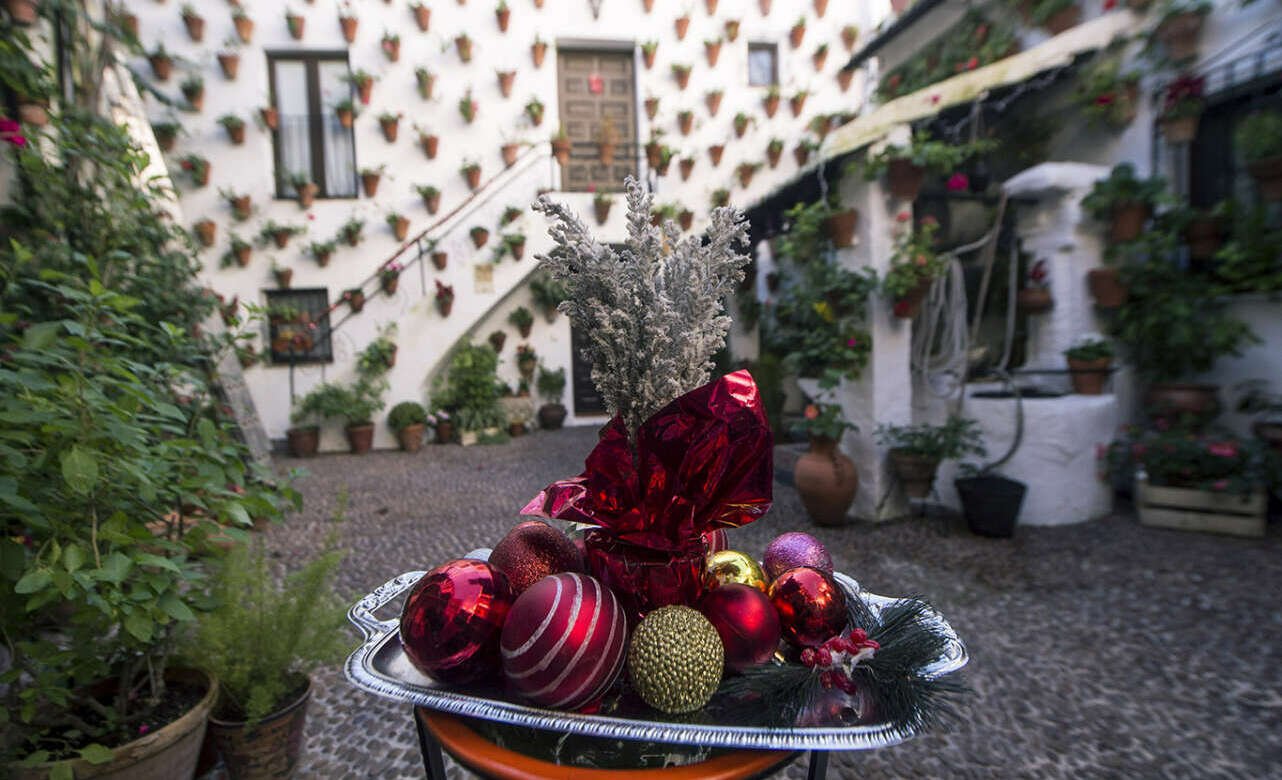 Vuelve la tradicional fiesta de los patios navideños a Cordoba. Foto Rafa Alcaide-EFE