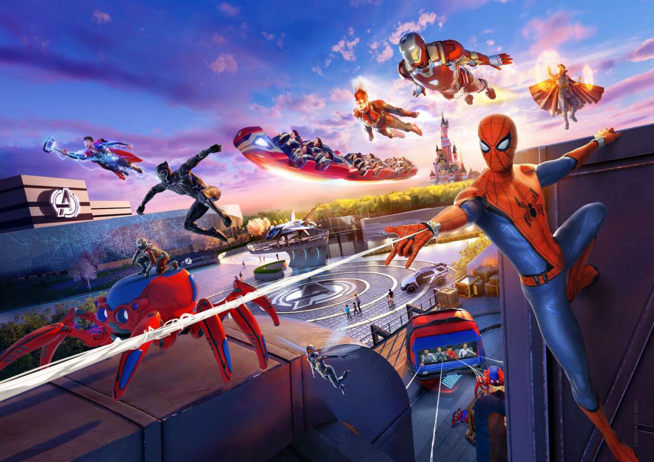 Los superhéroes de Marvel toman el mando en el 30 aniversario de Disneyland Paris