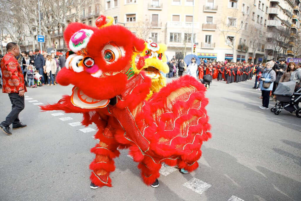 celebrar el Año Nuevo Chino en Barcelona