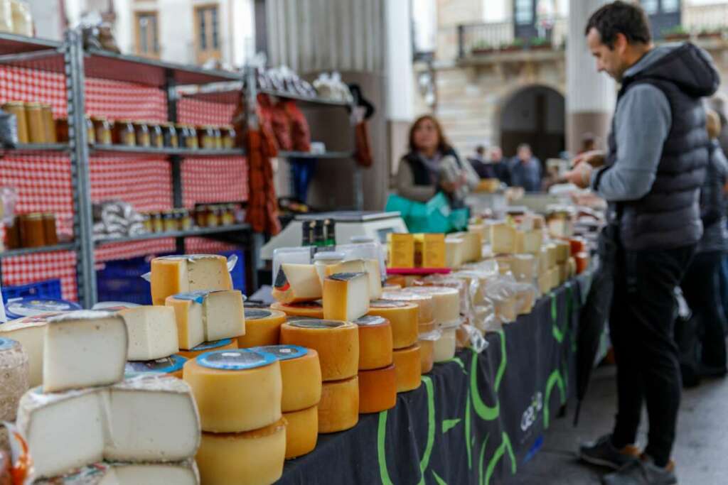 Mercado de Ordizia, Guipúzcoa.