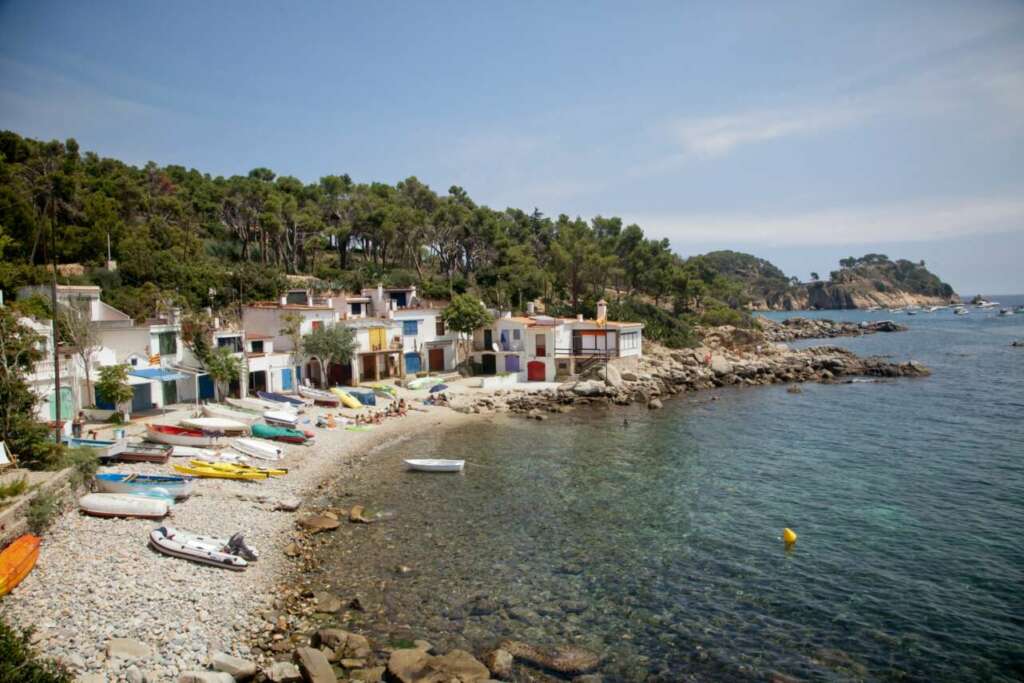 Cala S'Alguer en Palamós.