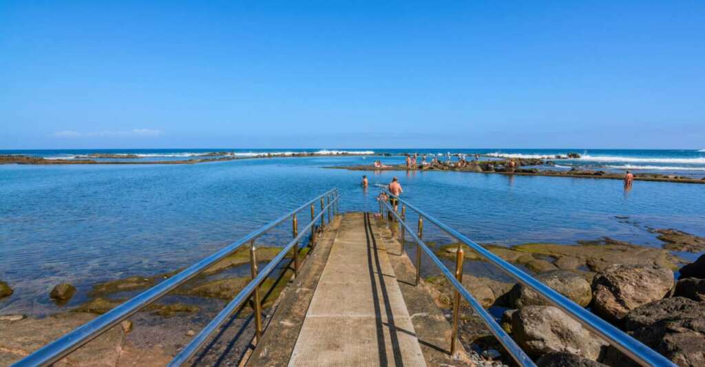 Piscina natural Los Charcones, en Gran Canaria.