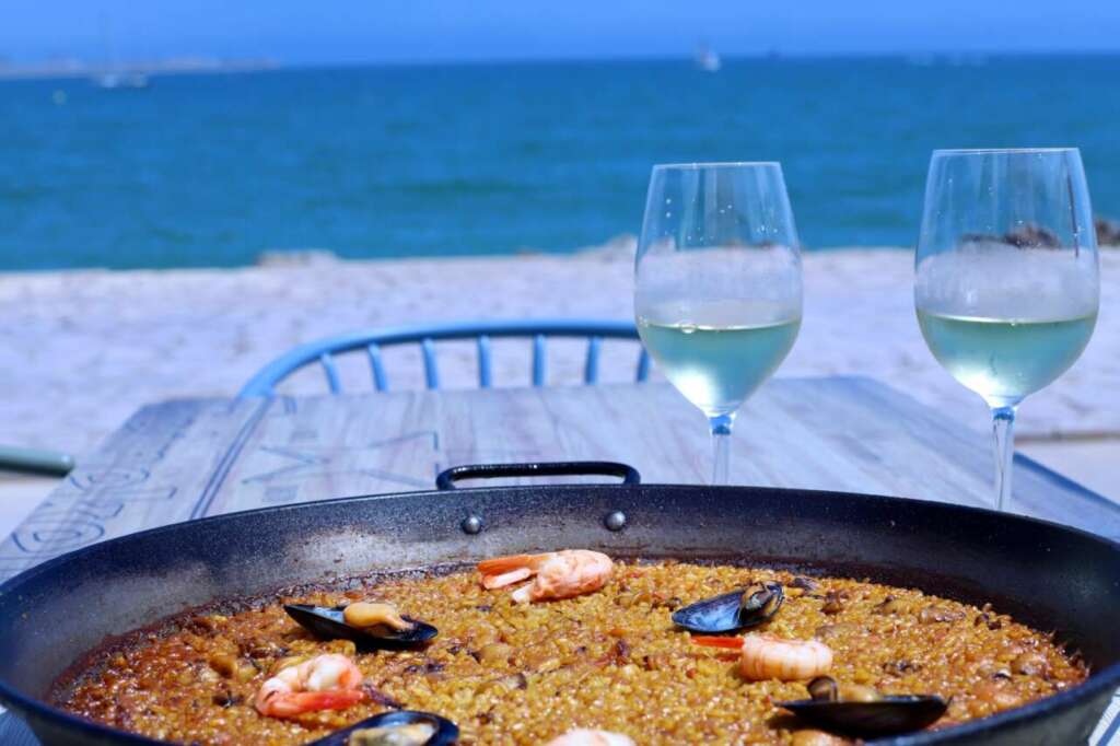 Paella en Maremar.