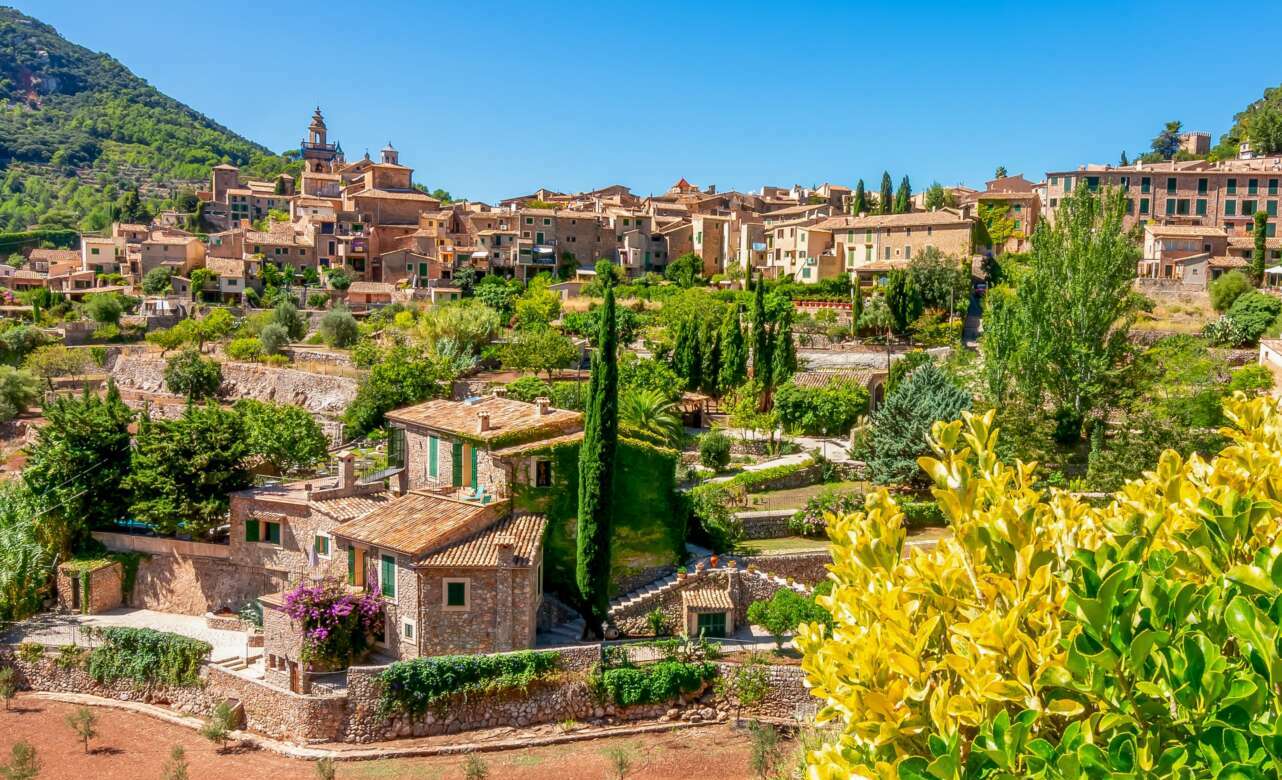 Panorámica de Valldemossa, en Mallorca.