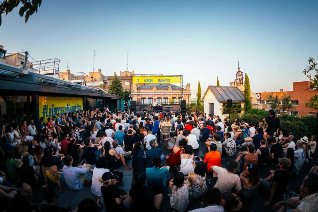 El cine de verano de La Casa Encendida, Madrid.