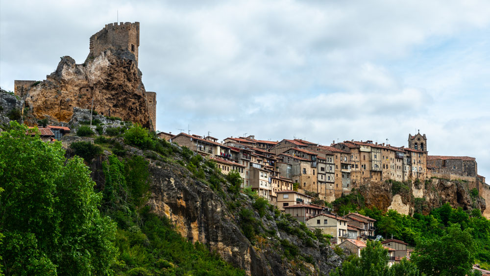 El pueblo de Frías en Burgos.