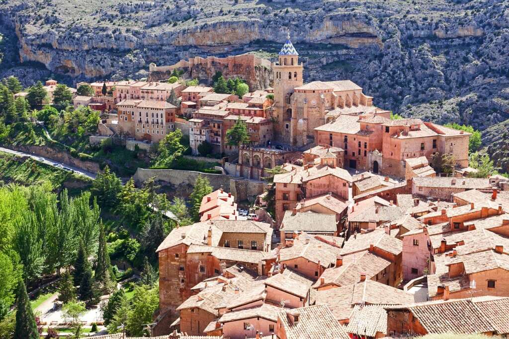 El pueblo de Albarracín, en Teruel.