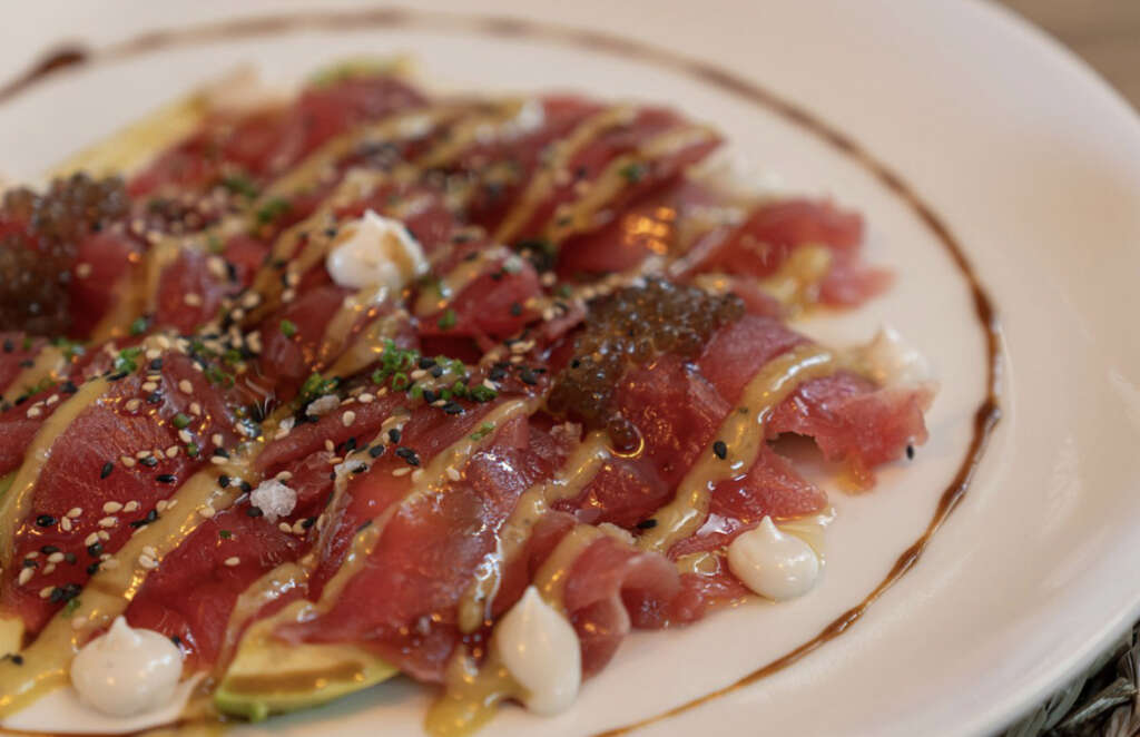 Un plato del restaurante grancanario El Ronqueo