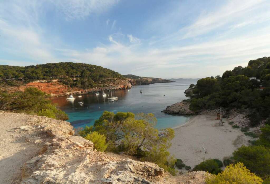 Cala Saladeta, en Ibiza.