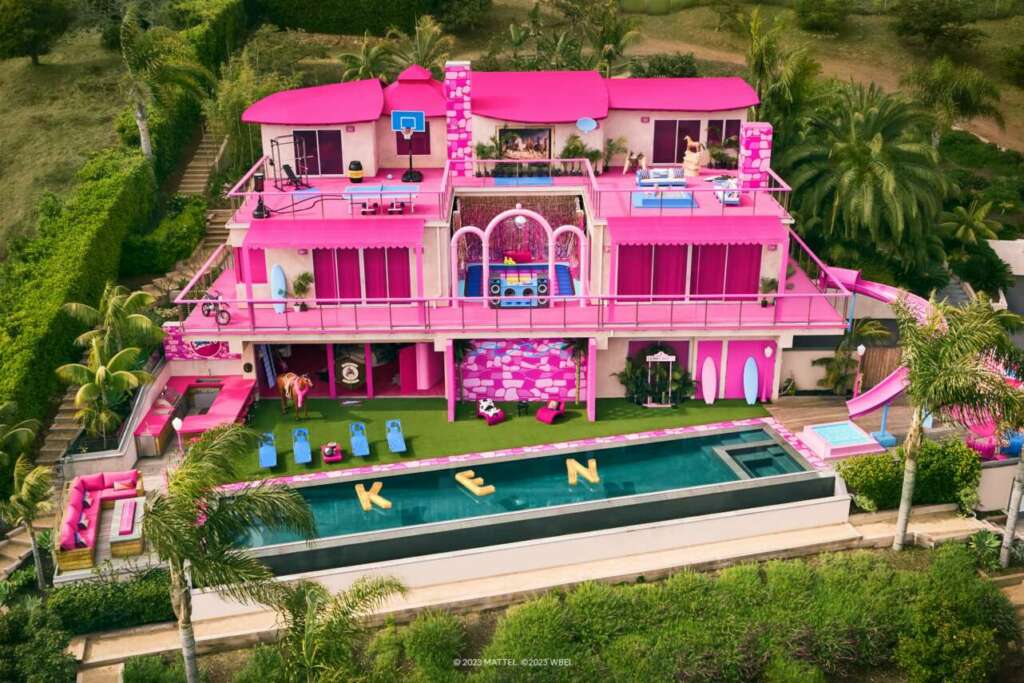Barbie house in Malibu.