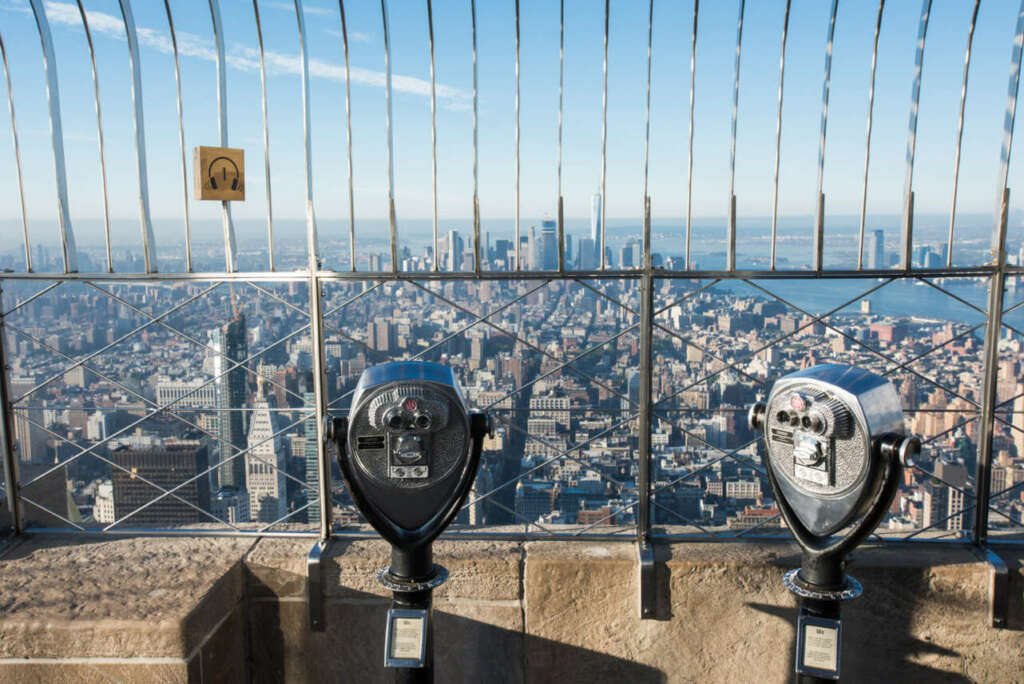 Vistas desde el Empire State Building.