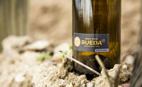 Etiqueta Gran Vino de Rueda.