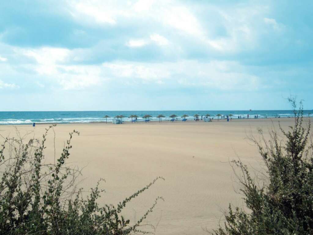 Playa del Gurugú, en Castelló de la Plana