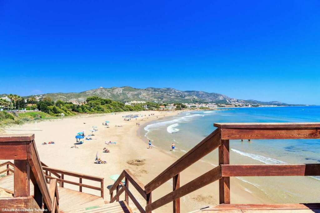 Playa la Romana en Castellón.