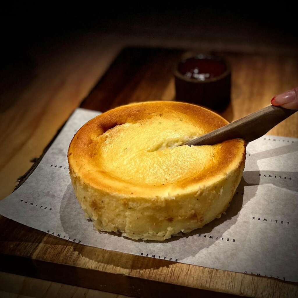 Tarta de queso de Estimar.