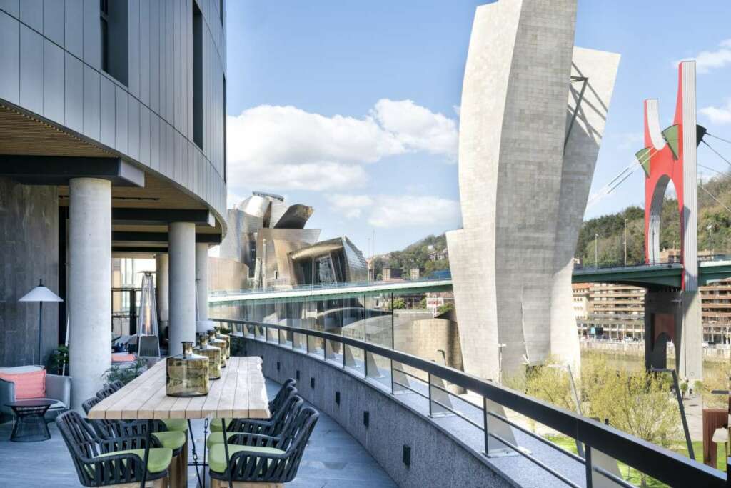 Terraza del Vincci Consulado de Bilbao.