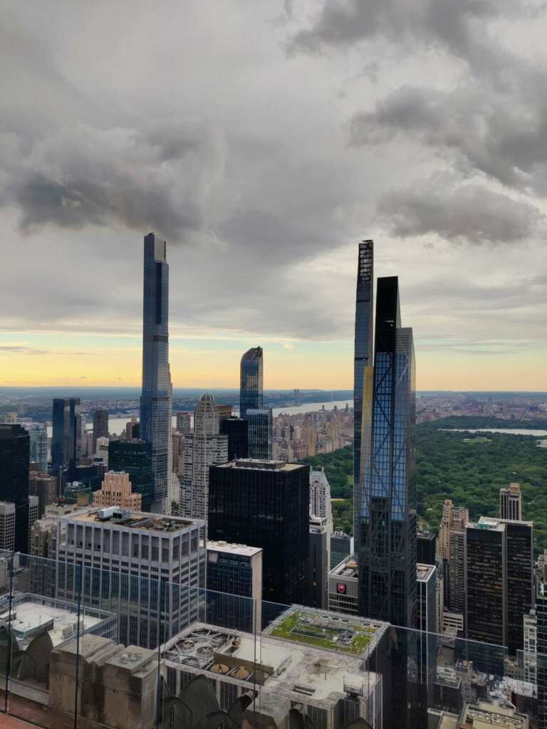 Vistas desde el mirador Top of the Rock.