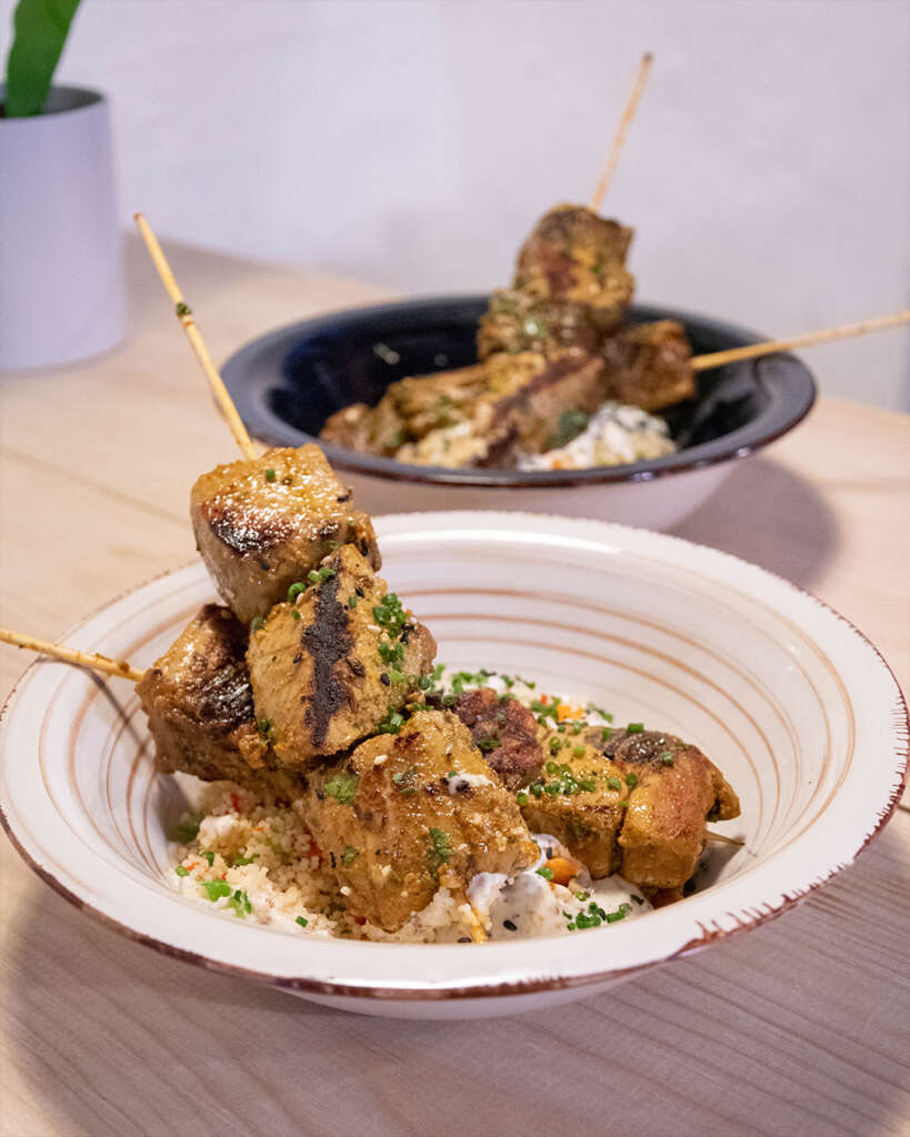 Plato de La Cachorra Perdida en Conil.