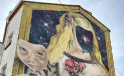 Mural de Las Meninas en el barrio de Canido (Ferrol)