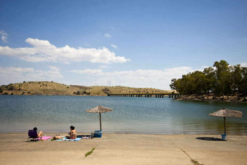 Playa de Los Calicantos, Badajoz.