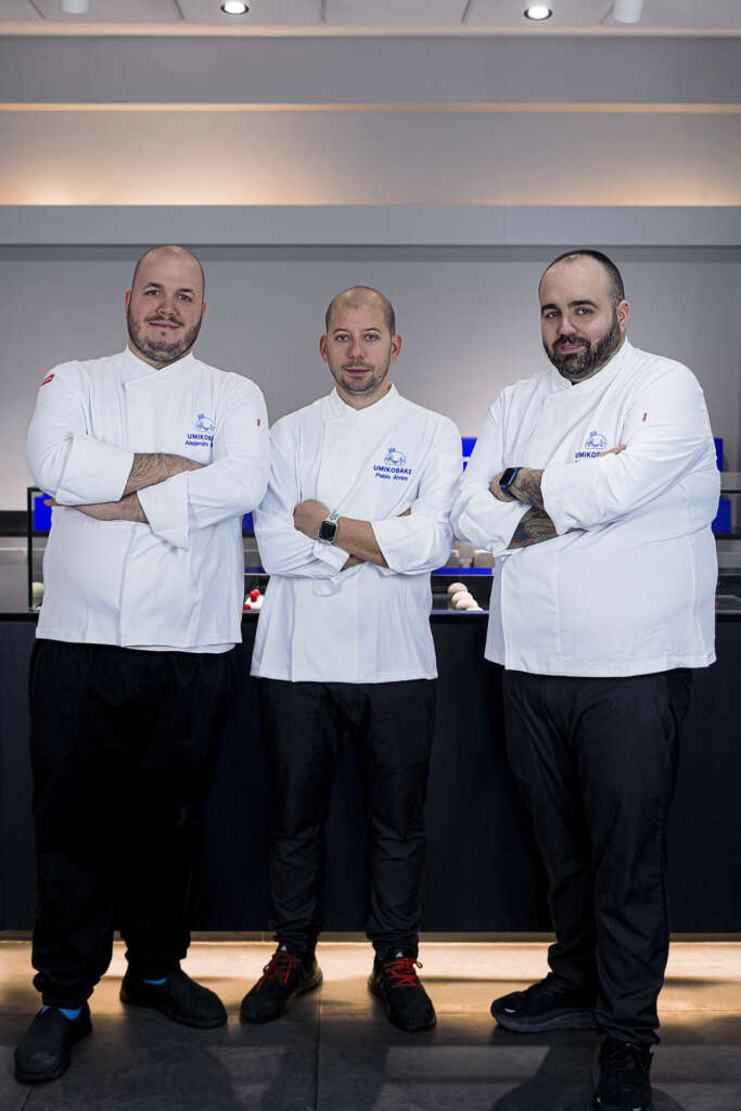 Alejandro García, Pablo Álvaro y Juan Alcaide, de Umiko.