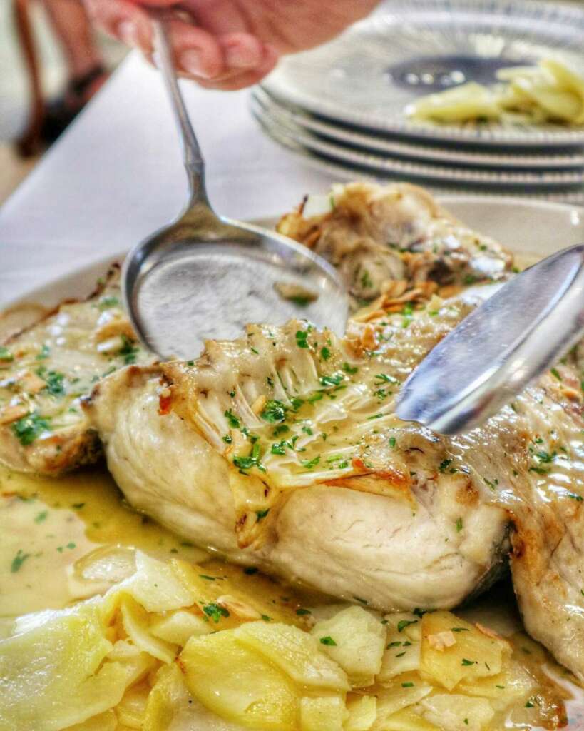 Cogote de merluza en Arraunlari