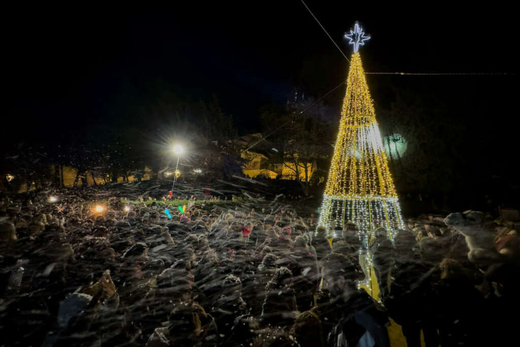 Iluminación navideña en Estepa.