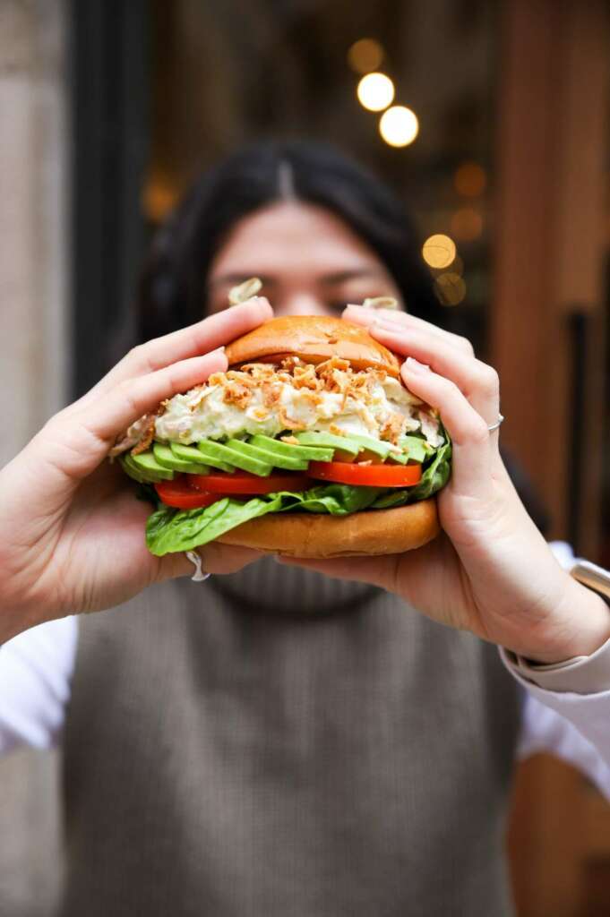 Hamburguesa del Restaurante Carmela, Barcelona