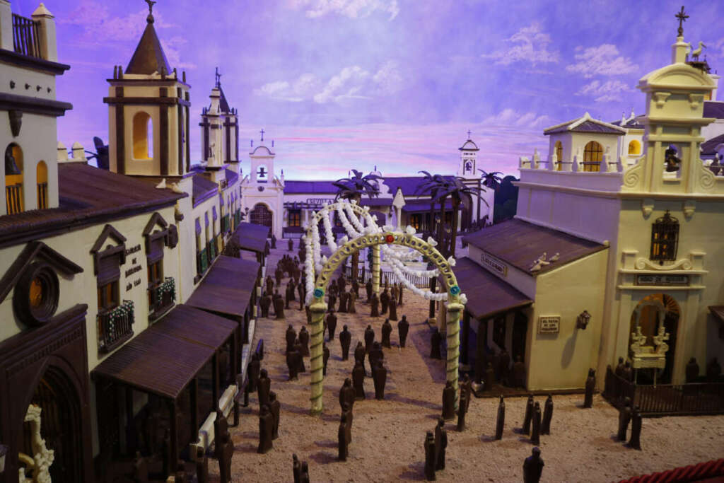 La aldea del Rocío en chocolate en Estepa