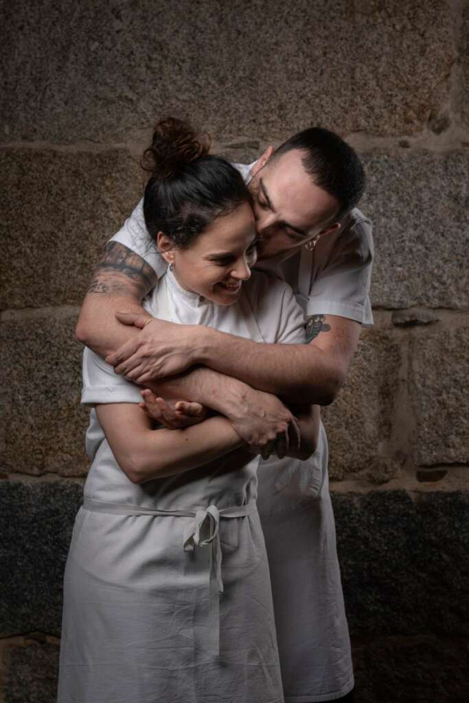 Lydia del Olmo y Xosé Magalhaes, chefs de Ciebe. 