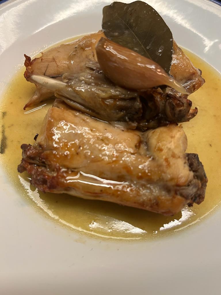 Conejo en escabeche en Sabores d'Entonces (Barbastro)